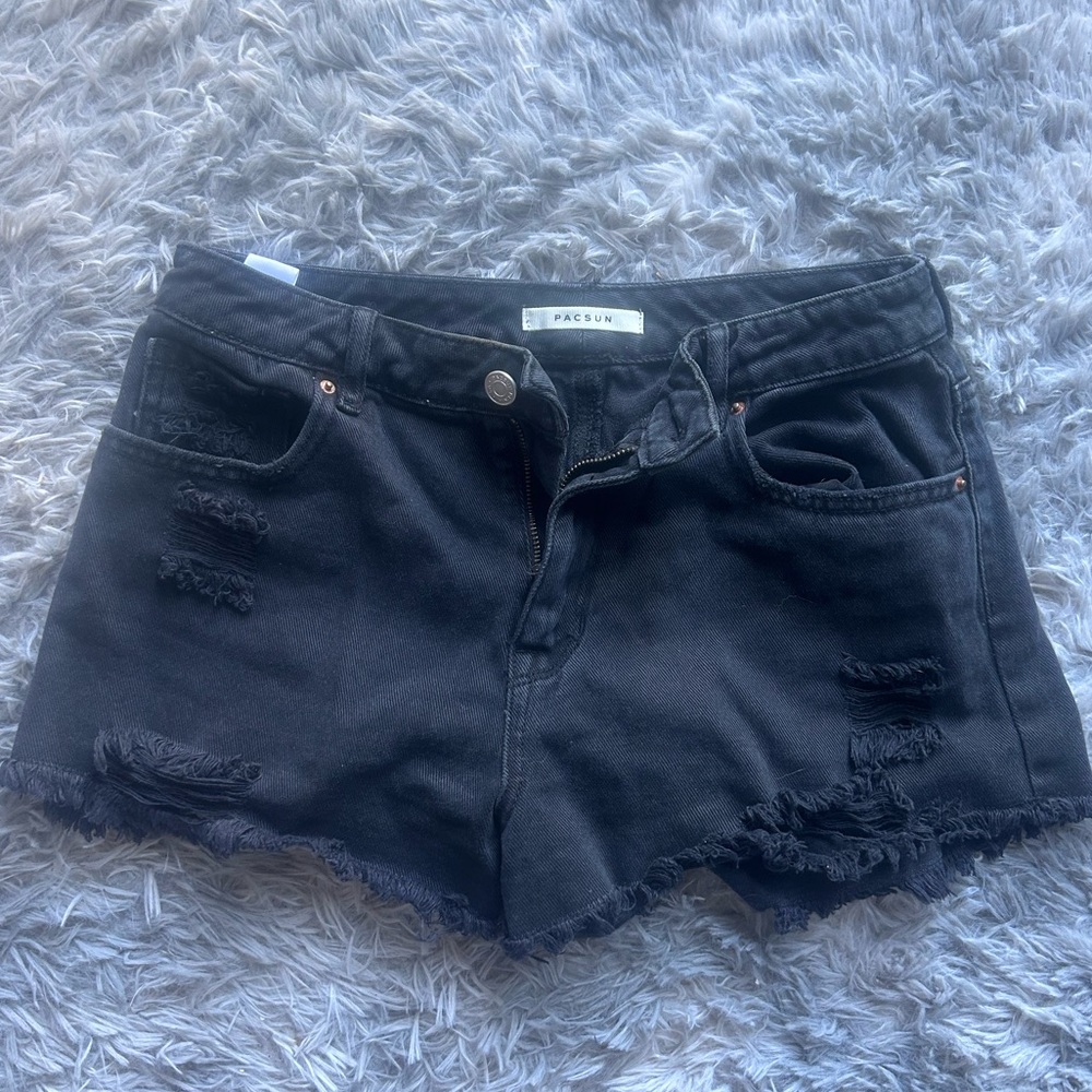 Black Pacsun Jean Shorts
